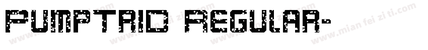 PumpTriD Regular字体转换